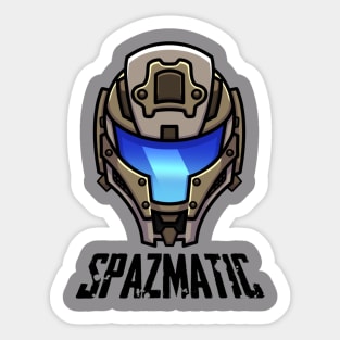 Spartan Helmet/Spazmatic Sticker